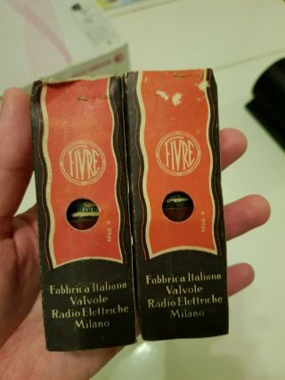 Fivre 6n7gt Tube Matched Pair Nos Box