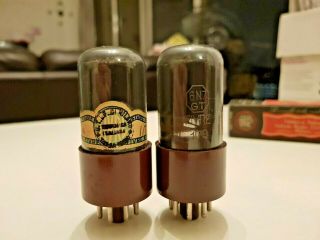 FIVRE 6N7GT TUBE MATCHED PAIR NOS BOX 2