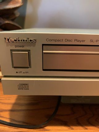 Technics SL - P100 CD Player Silver/champagne Color Model As - Is 5