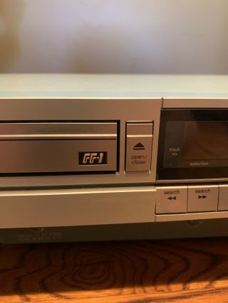 Technics SL - P100 CD Player Silver/champagne Color Model As - Is 6