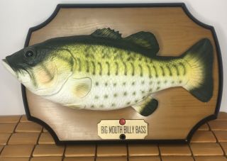 Big Mouth Billy Bass Vintage 1999 Singing Fish Don’t Worry Be Happy Great