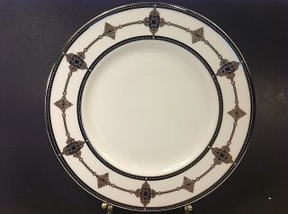 Lenox Classics Vintage Jewel Plate.  9 3/8 ".  Fine Bone China W/24 K.  Gold