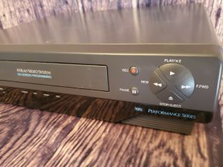 RCA VR501A VCR 4 Head VHS Player w/Remote & AV Cables 3