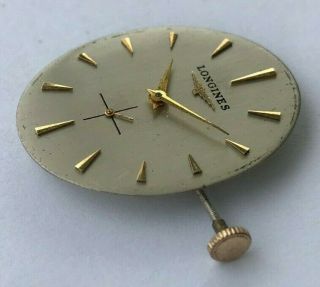 Vintage Longines hand winding mens watch movement,  cal.  19.  4 2