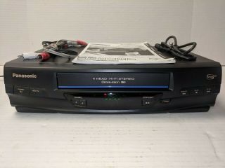Panasonic Omnivision Pv - V4520 Vhs Vcr,  Video Cassette Recorder Player Good