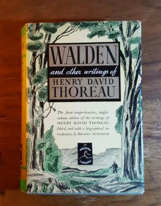 Walden And Other Writings Of Henry David Thoreau,  (1950) Modern Library,  Hb