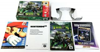 (rb111) Authentic Vintage Nintendo 64 N64 Turok Dinosaur Hunter / Only Box