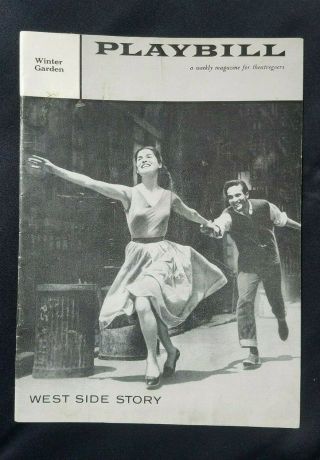 Vintage West Side Story Broadway Playbill 1958 Winter Garden Theater