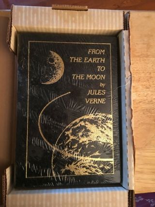 Easton Press Jules Verne From The Earth To The Moon.  1st Edition