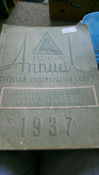 Official Annual Civilian Conservation Corps 1937