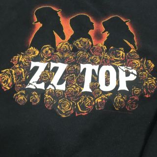 Vintage Zz Top Black Hoodie 2xl Unisex Concert Rock