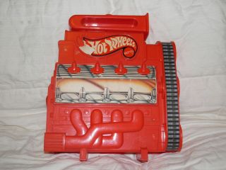 Vintage Mattel Hot Wheels Racers Engine Case 1983 Usa Plastic