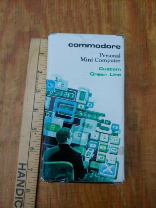 Vintage Commodore Sr - 1800 Old Stock Personal Mini Computor Green Line