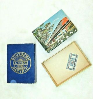 Vintage Southern Pacific Lines Railroad Bridge Playing Cards Card Deck Complete