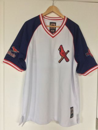 St.  Louis Cardinals 1942 Vintage All - Star Game Jersey Xl V - Neck Cooperstown