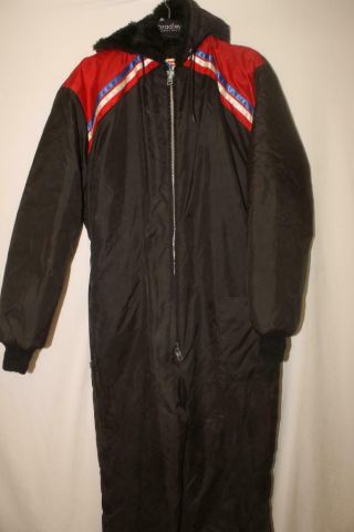 Vintage Upc Made In Usa Snowmobile Snow Suit Retro Mens Large Snowsuit