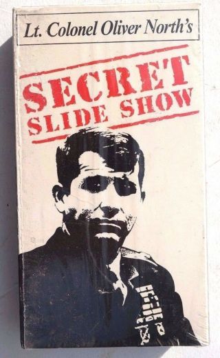 Vintage 1987 (vhs) Secret Slide Show Lt.  Colonel Oliver Norther Forum Video