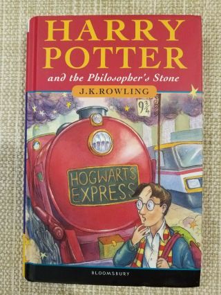1st Edition U.  K.  Bloomsbury Harry Potter And The Philosopher 