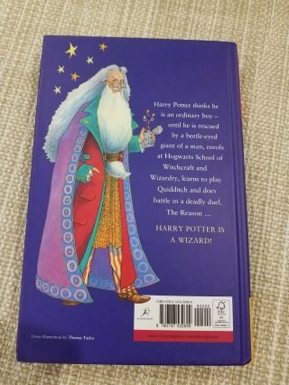 1st Edition U.  K.  Bloomsbury Harry Potter and the Philosopher ' s Stone 2