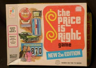 Vintage 1974 Milton Bradley The Price Is Right Board Game 2nd Edition See Photo