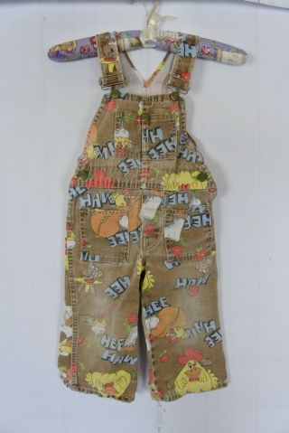 Vintage 1970s Hee Haw Childs Toddlers Overalls By Liberty Roy Clark Buck Owens