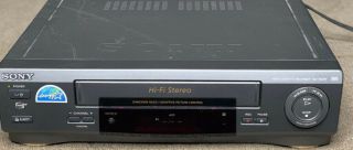 Sony Vhs Player Slv - 662hf 4 Head Hi - Fi Stereo Vcr Video Cassette Vhs Recorder