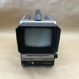 Vintage Panasonic Portable Tv Model Tr - 5040p Uhf - Vhf Made In Japan 1981