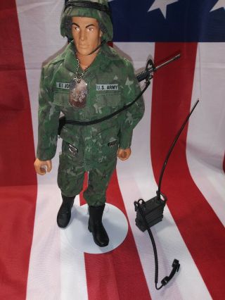 Gi Joe Vintage Hasbro 1996 Pawtucket Us Army Soldier With M - 16/ Radio