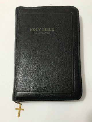 Vintage Kjv Holy Bible Compact 1950 