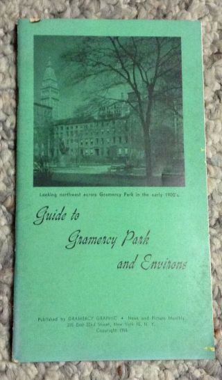 Guide To Gramercy Park And Environs York City 1955 Advertisements Photos