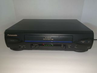 Panasonic Omnivision Pv - V4022 4 - Head Vcr & Vhs Recorder - Remote