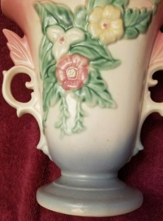 Vintage Hull Art Pottery Wildflower Vase Matte Finish W - 9 8.  5 