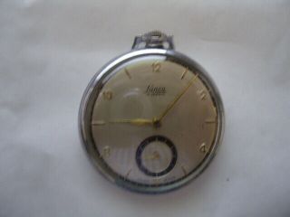 Vintage Lanco 15 Jewels Pocket Watch