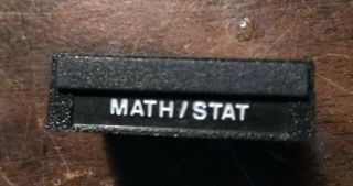 Hp 41 Math/stat Pac (hewlett - Packard 5061 - 7287) With Both Manuals