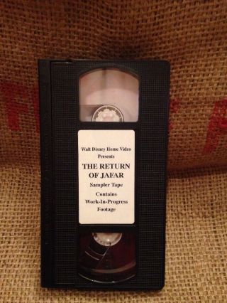 Vintage Walt Disney Home Video Return Of Jafar Promo Demo Tape Aladdin 6