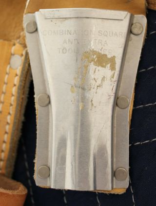 Nicholas Leather Carpenter ' s Tool Pouch Belt Apron Vintage 427 4