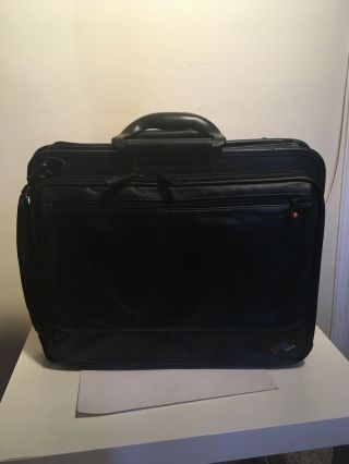 Vintage Ibm Soft Leather Briefcase For Laptop