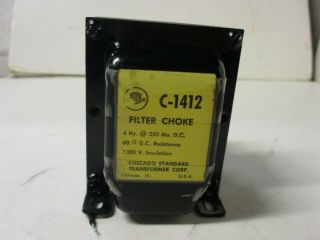Stancor Filter Choke Pn C - 1412 See Specs In Photo