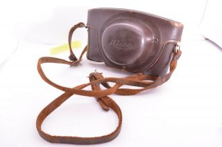 Vintage Camera Leather Case For Nicca Type 3s Iiis 3 - S 3f 3 - F Iiif 154549