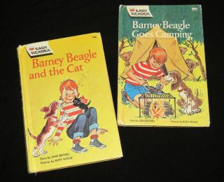 2 Barney Beagle Books Goes Camping And The Cat By Jean Bethell Vintage