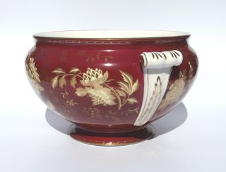 Vintage Wedgwood Porcelain Ruby Tonquin Pattern - Large Serving Bowl 2