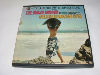 Vtg Reel To Reel Music Tape The Banjo Barons Golden Hawaiian Hits