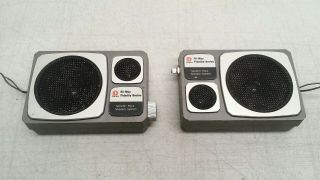 Vintage Two Clarion Hi - Way Fidelity Seriers Tweeter Pack Speaker System Sk - 105