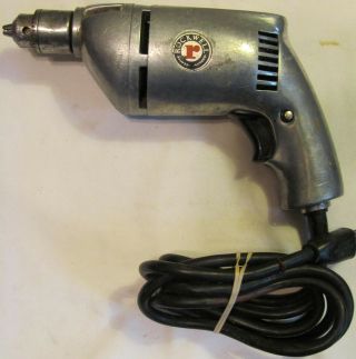 Vintage Rockwell Corded Drill,  Model 366,  - Vg