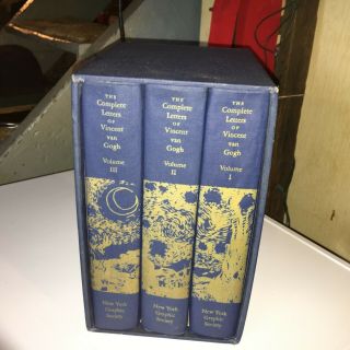 The Complete Letters Of Vincent Van Gogh 3 Volume Set W/ Slipcase Box Set