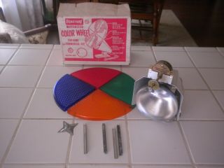 Vintage Penetray Christmas Tree Color Wheel Motarized Box 12 "