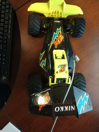 Nikko Brat Vintage Rc Buggy Car With Remote 9.  6 Nicd Battery (not)