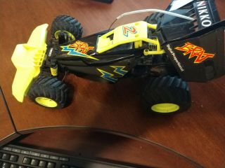 NIKKO BRAT Vintage RC Buggy CAR with REMOTE 9.  6 NiCd battery (not) 2
