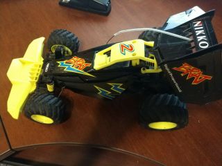 NIKKO BRAT Vintage RC Buggy CAR with REMOTE 9.  6 NiCd battery (not) 3