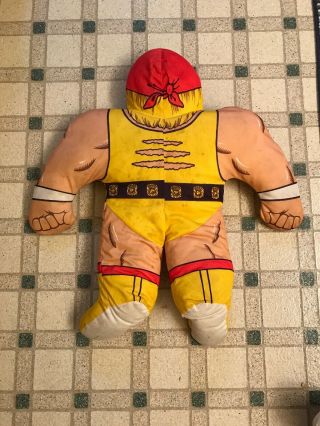 Vintage 1990 WWF WWE Hulk Hogan Tonka Wrestling Buddies Buddy Plush Doll Pillow 5